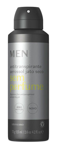 DESODORANTE ANTITRANSPIRANTE AEROSSOL SEM PERFUME MEN 75G
