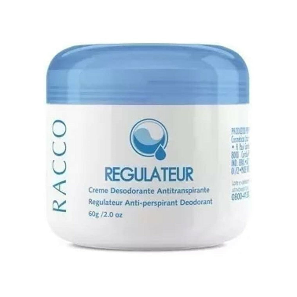 CREME DESODORANTE ANTITRANSPIRANTE REGULATÉUR ORIGINAL RACCO 60G