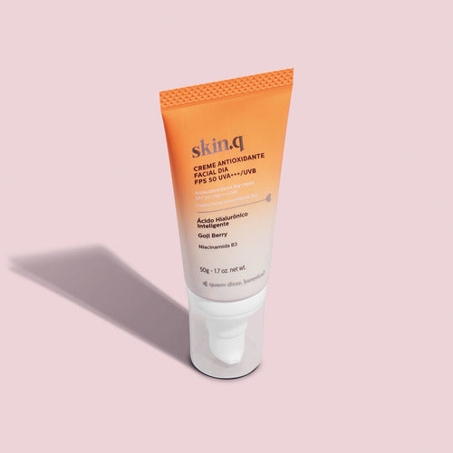 CREME HIDRATANTE FACIAL DIA ANTIOXIDANTE FPS 50 SKIN.Q