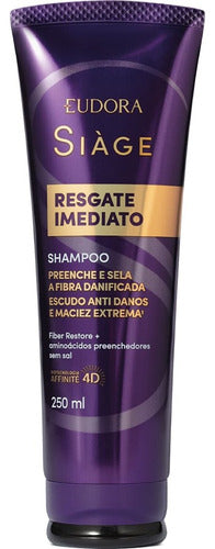 KIT SIAGE RESGATE IMEDIATO: SHAMP 250ML + CONDICIONADO 200ML