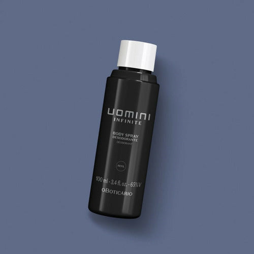 BOTICÁRIO REFIL BODY SPRAY DESODORANTE UOMINI INFINITE 100ML
