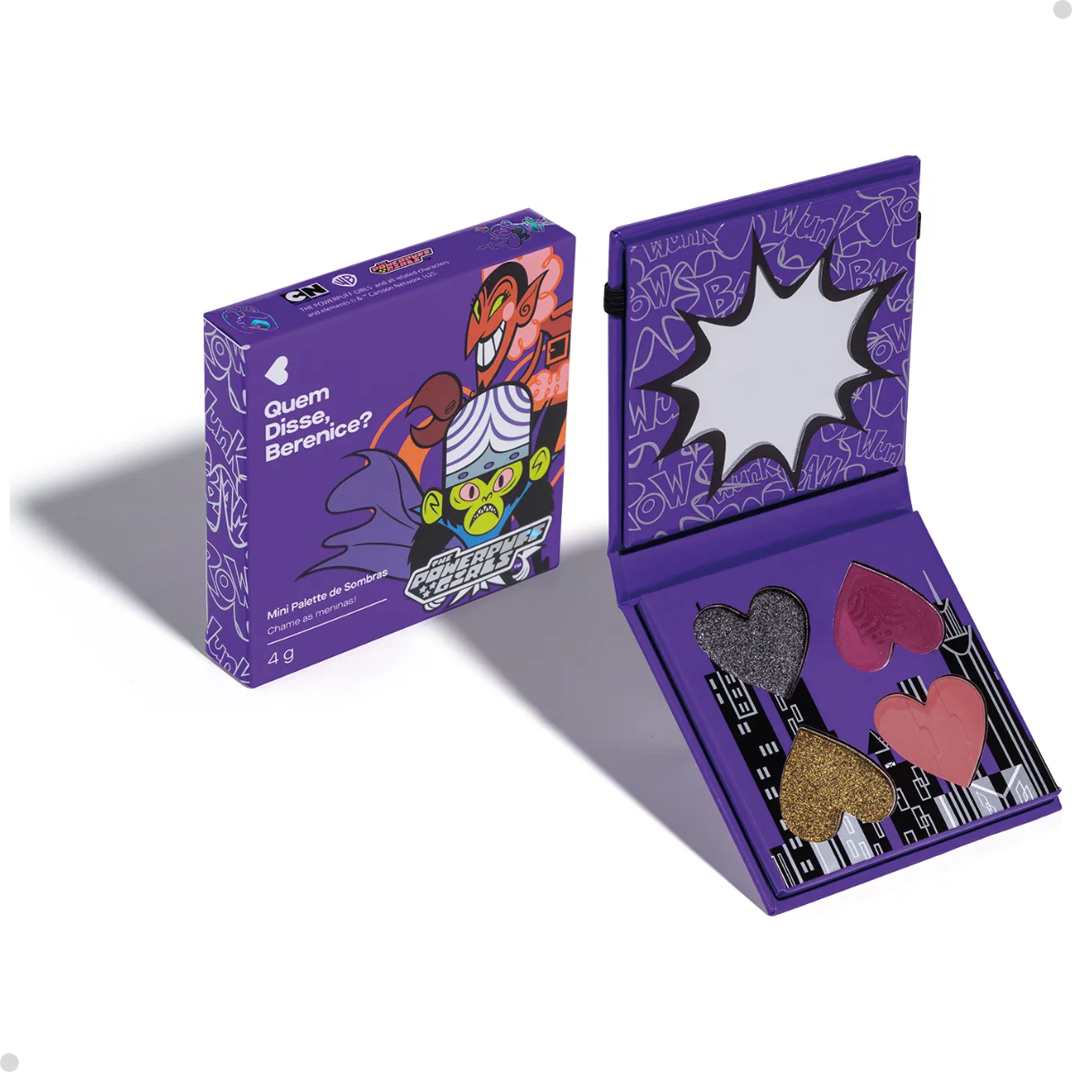 MINI PALETA DE SOMBRAS CHAME AS MENINAS SUPER PODEROSAS 4G