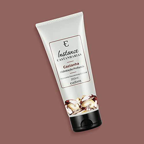 Eudora Instance Castanha Loção Hidratante Desodorante 200ml