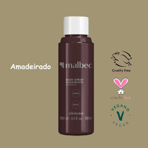 REFIL DESODORANTE BODY SPRAY MALBEC 100ML