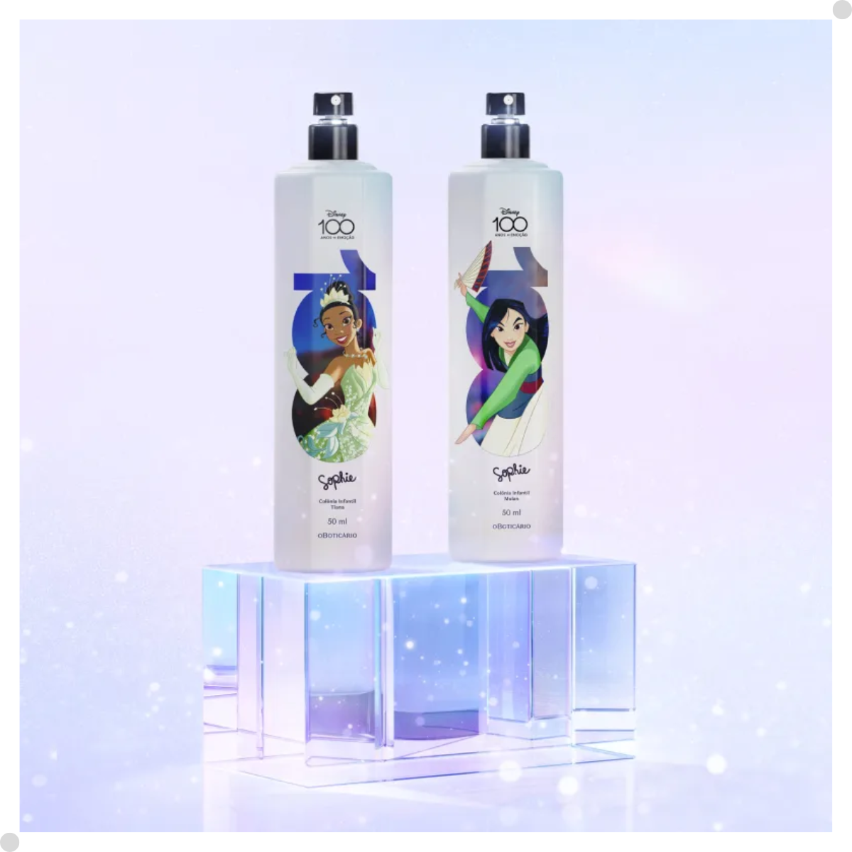 BOTICARIO KIT DUO COLÔNIA INFANTIL SOPHIE DISNEY100 2X50ML