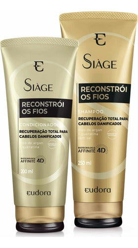 Eudora Kit Tratamento Capilar Siàge Reconstrói os Fios (3 itens)