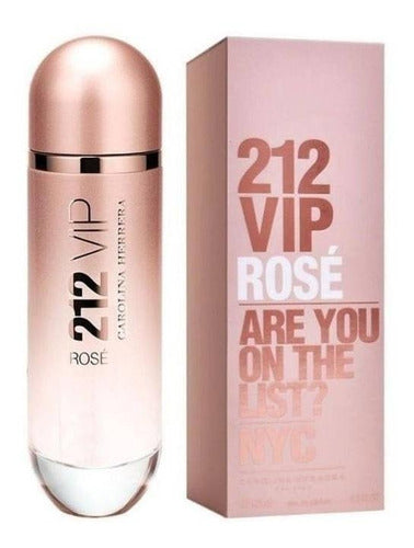 PERFUME 212 VIP ROSÉ CAROLINA HERRERA EAU DE PARFUM FEMININO 125ML