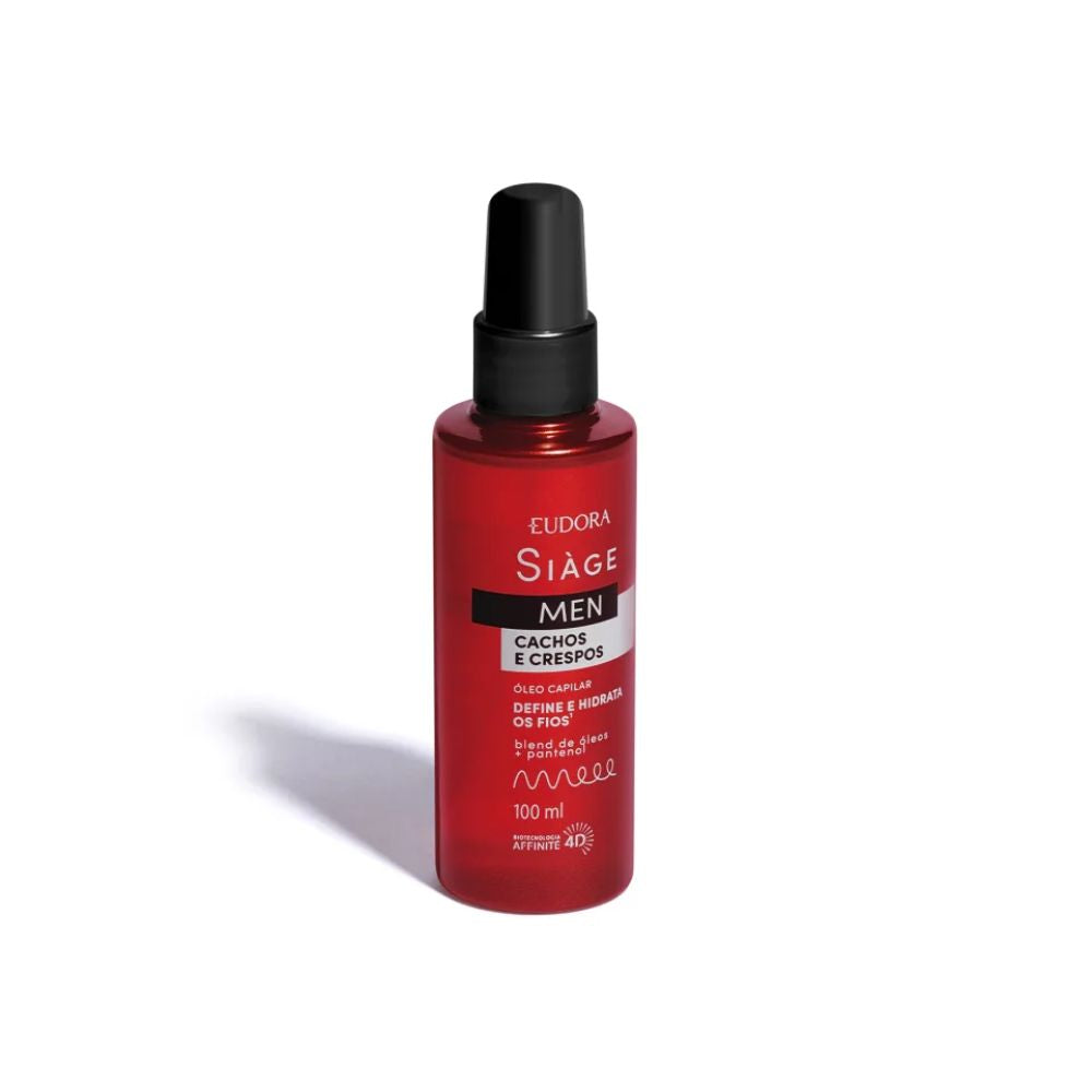 ÓLEO CAPILAR SIÀGE MEN CACHOS E CRESPOS 100ML