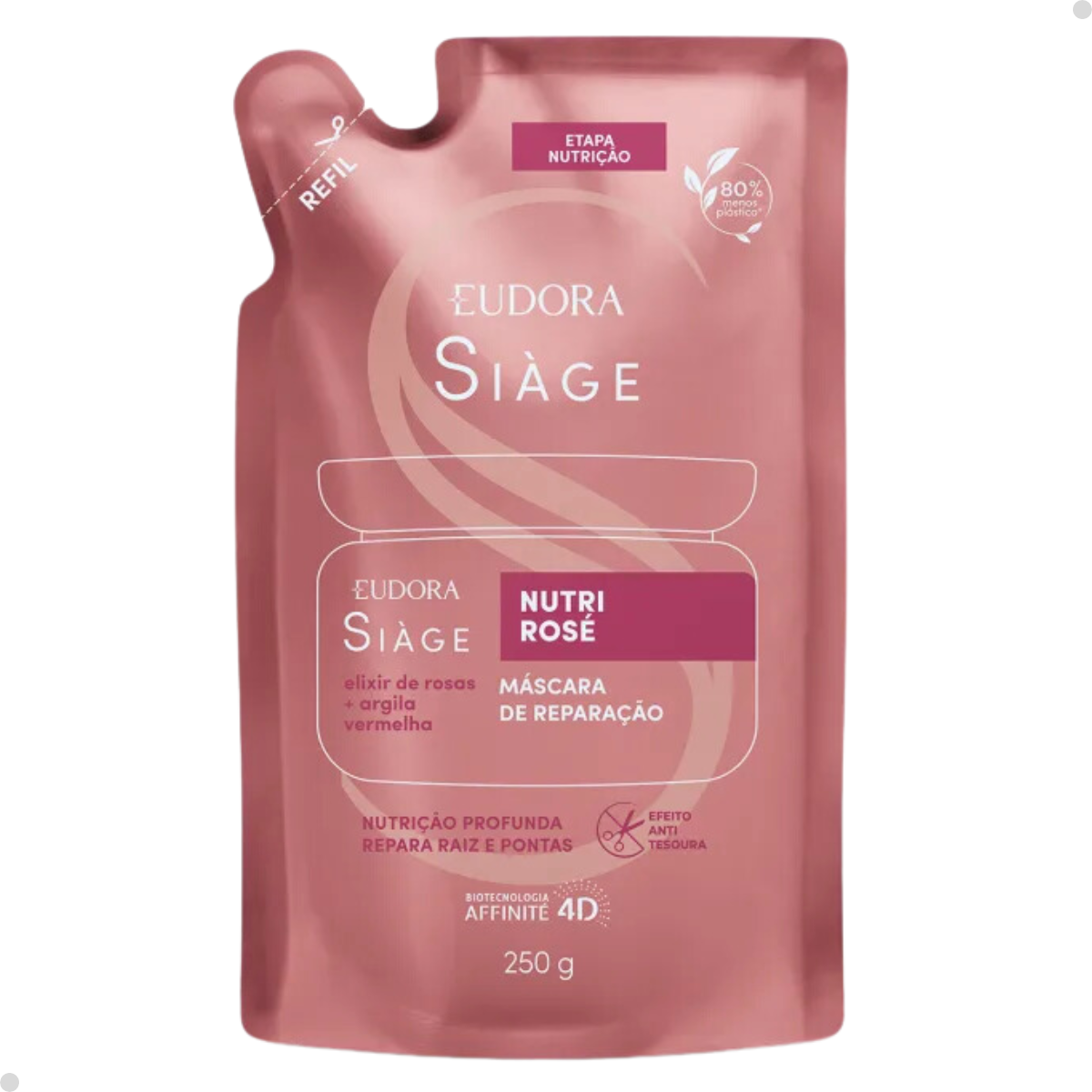 Eudora Kit Siàge Nutri Rosé Shampoo + Condicionador + Máscara