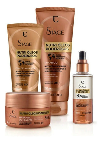 KIT SIÀGE NUTRI ÓLEOS PODEROSOS + BOLSA