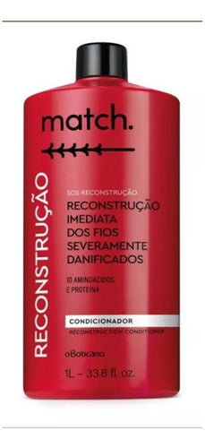 CONDICIONADOR MATCH SOS RECONSTRUÇÃO 1L