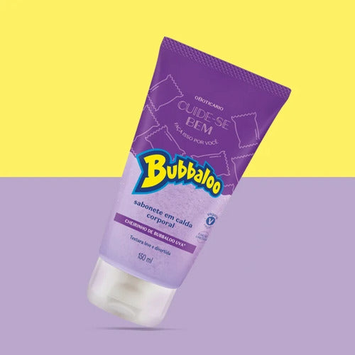 SABONETE LÍQUIDO CORPORAL CUIDE-SE BEM BUBBALOO UVA 150ML