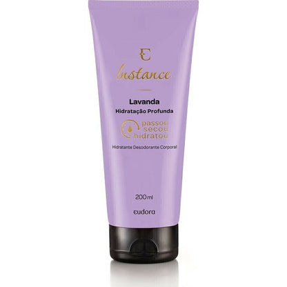 LOÇÃO HIDRATANTE DESODORANTE CORPORAL INSTANCE LAVANDA 200ML