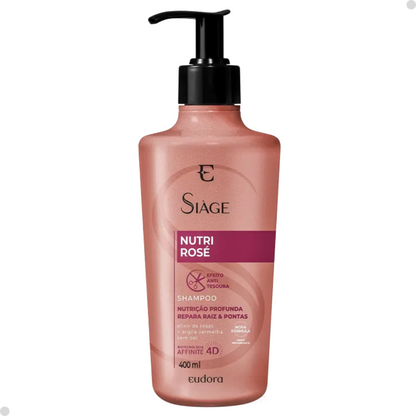 COMBO SIÀGE NUTRI ROSE: SHAMPOO 400ML + CONDICIONADOR 400ML