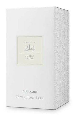 BOTICA 214 MUSK & CEDRO EAU DE PARFUM 75ML