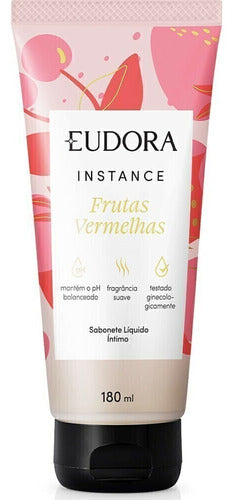 EUDORA SABONETE LÍQUIDO ÍNTIMO INSTANCE FRUTAS VERMELHAS 180ML