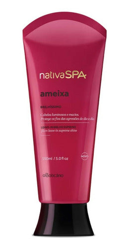 CREME SEM ENXÁGUE PARA CABELOS LUMINOSOS NATIVA SPA AMEIXA 150ML
