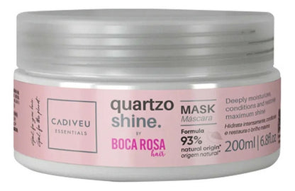 MÁSCARA DE BRILHO CADIVEU ESSENTIALS QUARTZO SHINE BY BOCA ROSA 200 ML