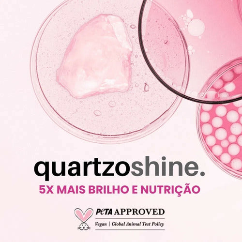 KIT CADIVEU ESSENTIALS QUARTZO SHINE - SHAMPOO 250 ML + CONDICIONADOR 250 ML- + MÁSCARA DE BRILHO 200 ML + FLUÍDO 200 ML