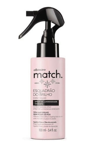 SPRAY FINALIZADOR LUMINOSIDADE IMEDIATA MATCH ESQUADRÃO DO BRILHO 100ML