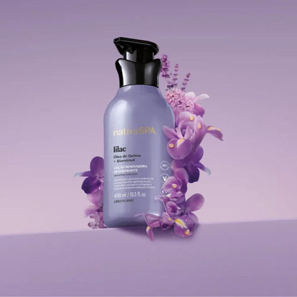 Loção Renovadora Desodorante Hidratante Corporal Nativa Spa Lilac 400ml