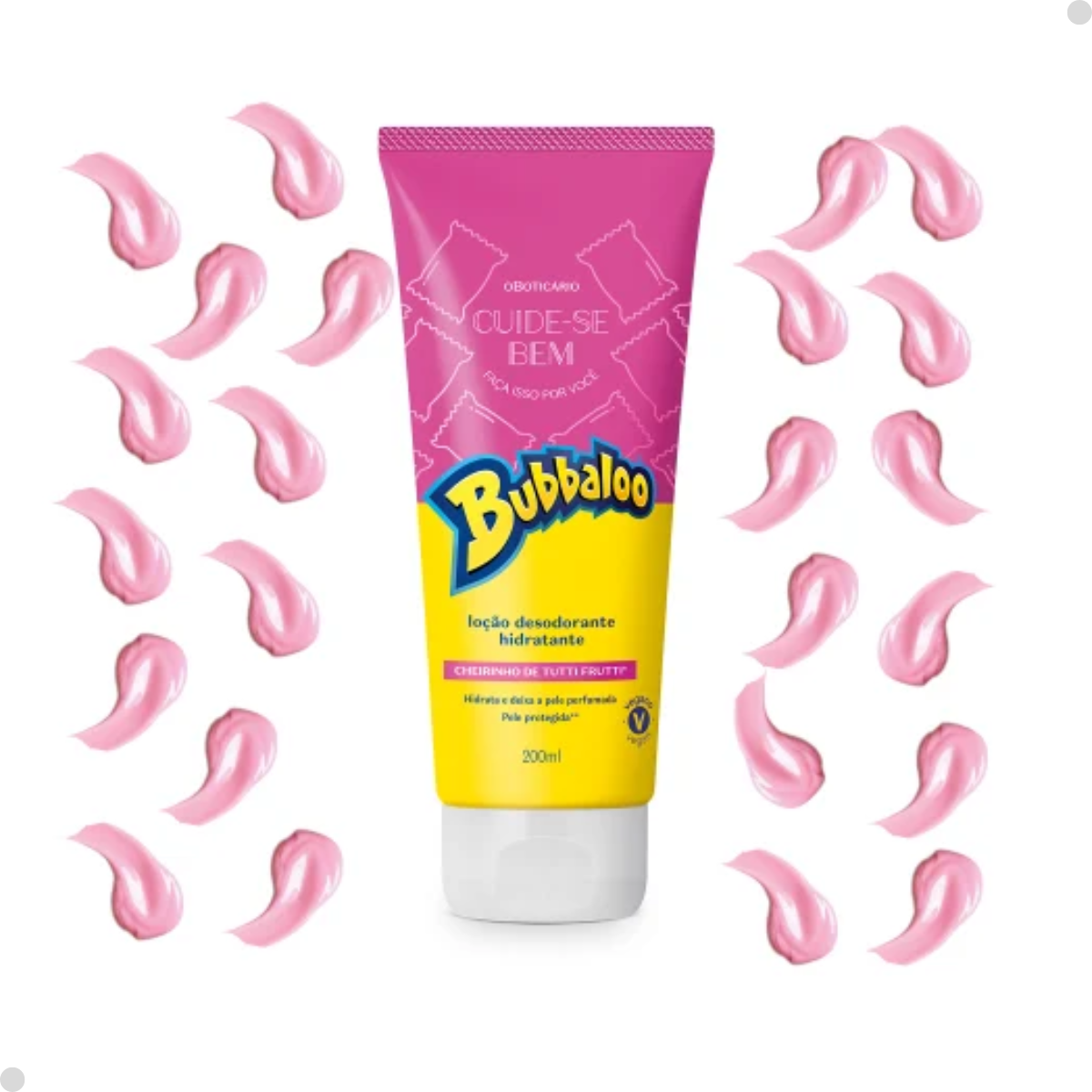 HIDRATANTE CORPORAL CUIDE-SE BEM BUBBALOO TUTTI FRUTTI 200ML