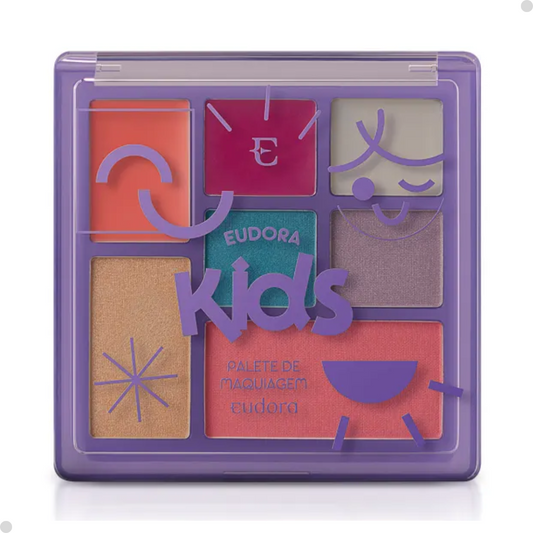 PALETE DE MAQUIAGEM MULTI PODER COLORIDO EUDORA KIDS 7G