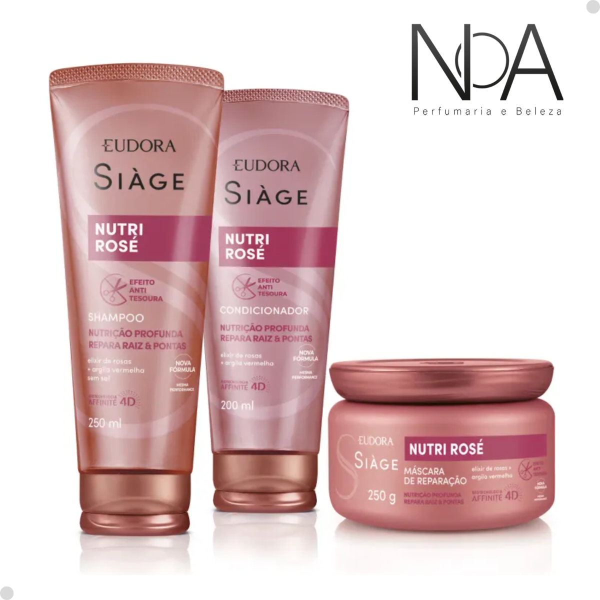 KIT SIÀGE NUTRI ROSÉ SHAMPOO + CONDICIONADOR + MÁSCARA
