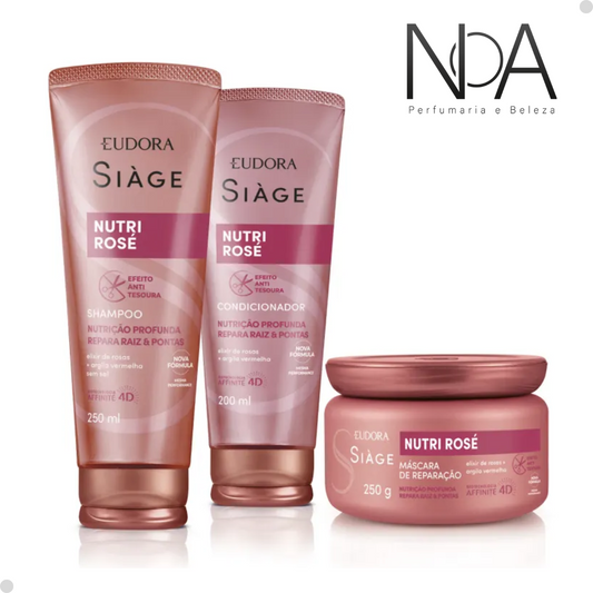 KIT SIÀGE NUTRI ROSÉ SHAMPOO + CONDICIONADOR + MÁSCARA