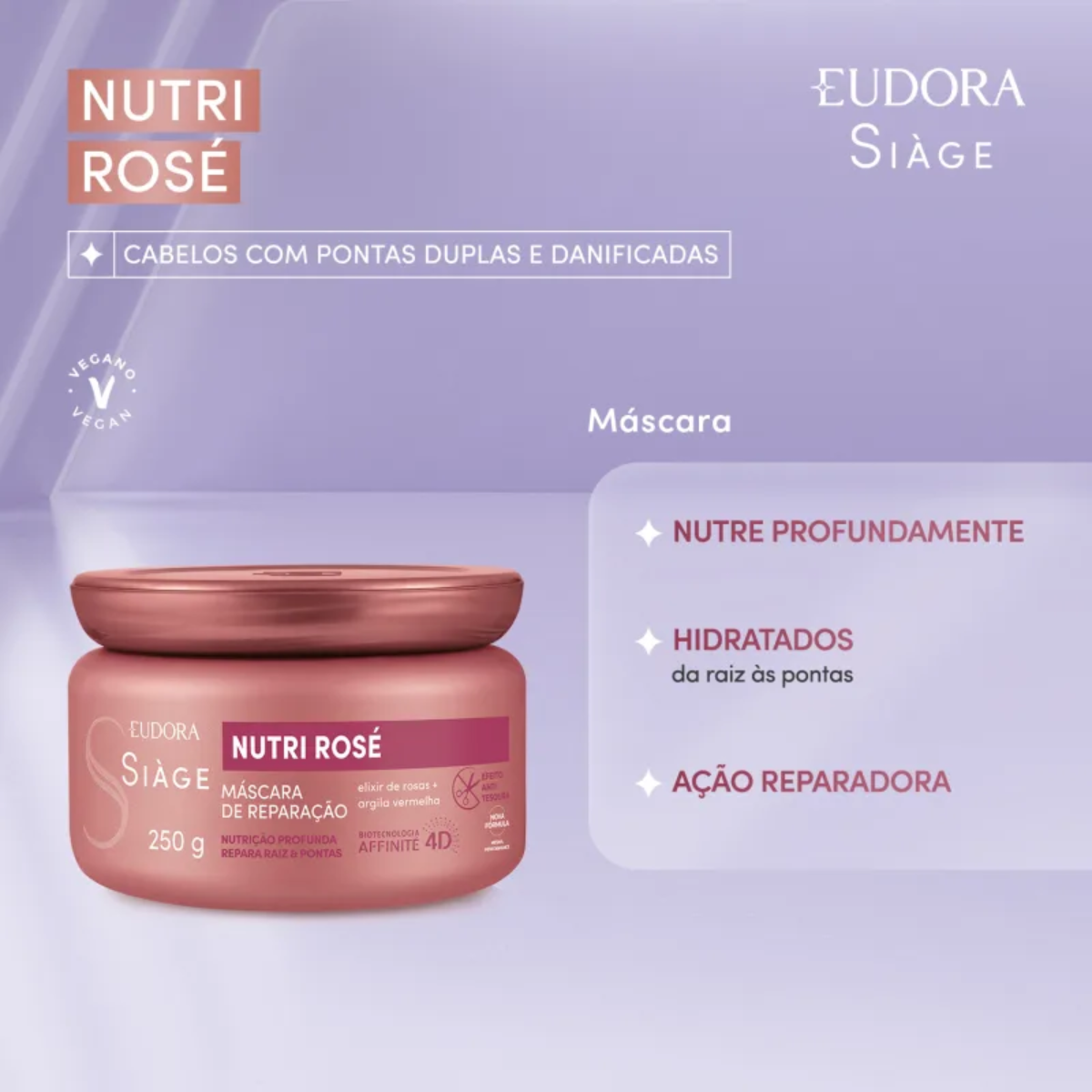 KIT SIÀGE NUTRI ROSÉ SHAMPOO + CONDICIONADOR + MÁSCARA