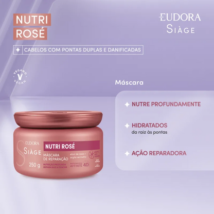 KIT SIÀGE NUTRI ROSÉ SHAMPOO + CONDICIONADOR + MÁSCARA