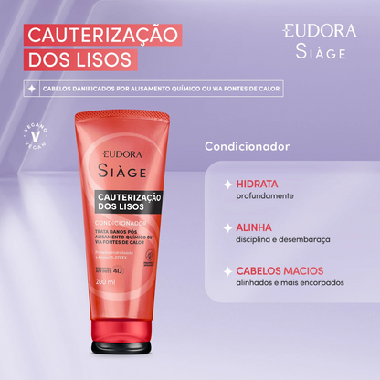 COMBO CAUTERIZAÇÃO DOS LISOS SHAMPOO 250ML COND 200ML