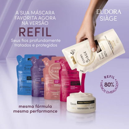REFIL MÁSCARA CAPILAR SIÁGE HAIR-PLASTIA 250G