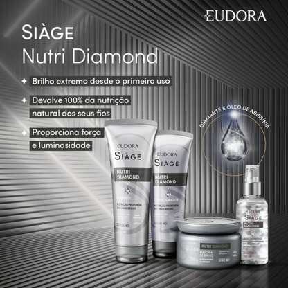 KIT CRONOGRAMA CAPILAR: MASCARA HAIR-PLASTIA + NUTRI DIAMOND