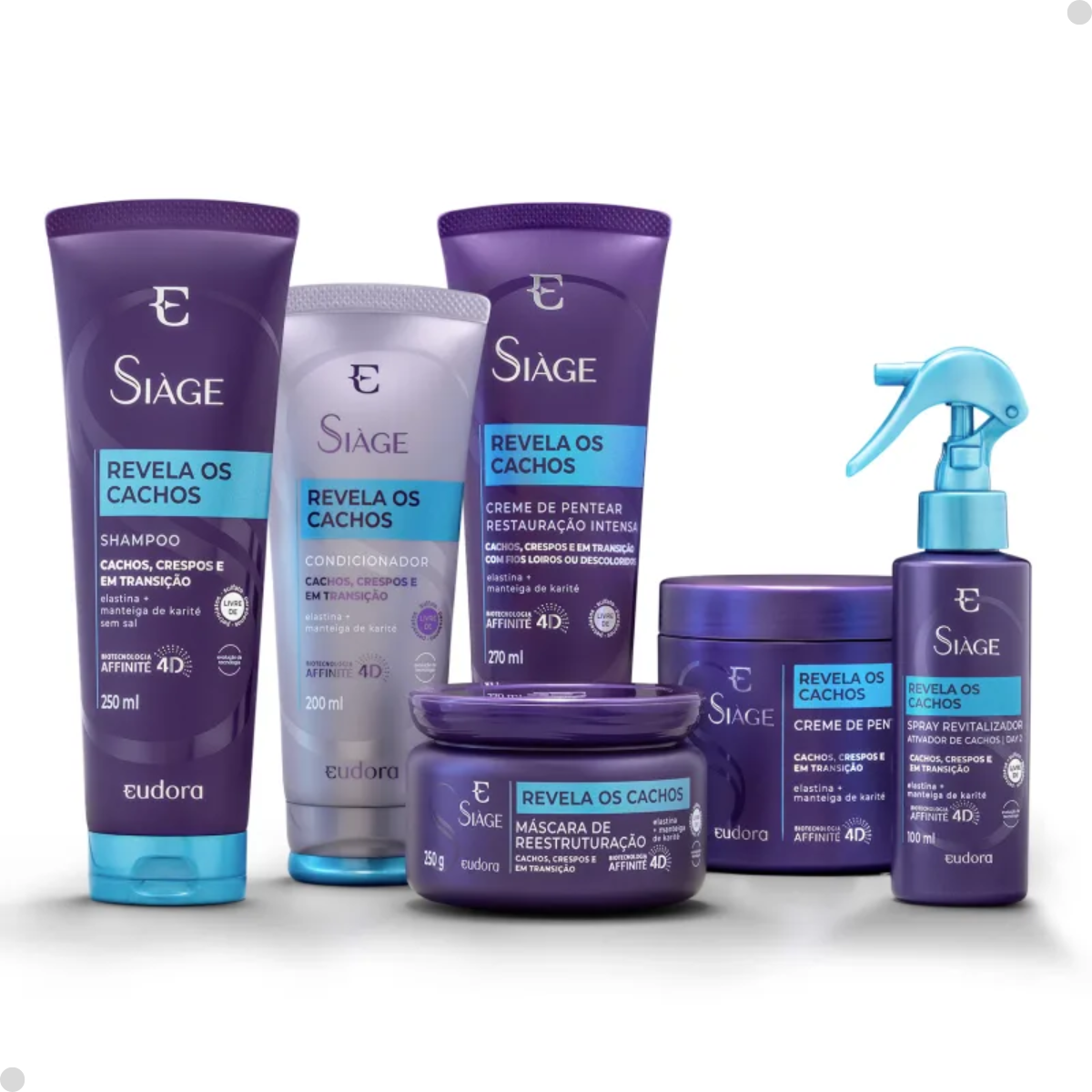 Eudora Kit Máscara Capilar Siáge Hair-Plastia 250g (2 itens)