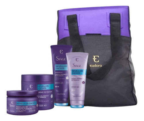 KIT COMPLETO SIÀGE REVELA OS CACHOS + BOLSA  (5 Itens)