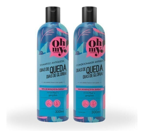 COMBO OHMY! DIAS DE QUEDA, DIAS DE GLORIA! : SHAMPOO 300ML + CONDICIONADOR 300ML