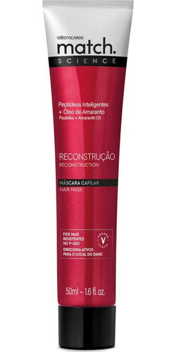 MÁSCARA CAPILAR MATCH SCIENCE RECONSTRUÇÃO 50ML