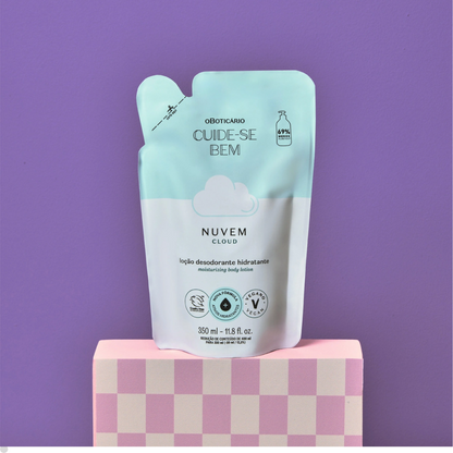 REFIL LOÇÃO DESODORANTE HIDRATANTE CUIDE-SE BEM NUVEM 350ML
