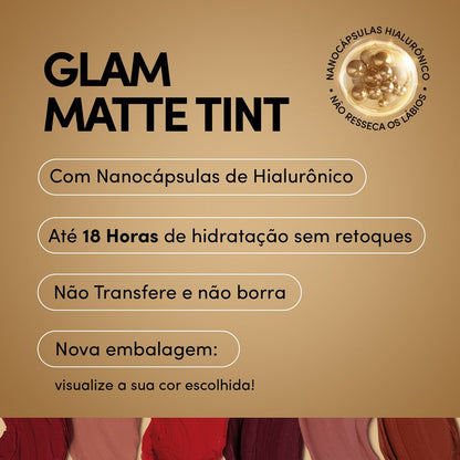 BATOM LÍQUIDO GLAM MATTE TINT 4G