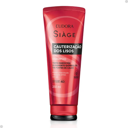 KIT SIAGE CAUTERIZACAO DOS LISOS: SHAMP + COND + MASCARA