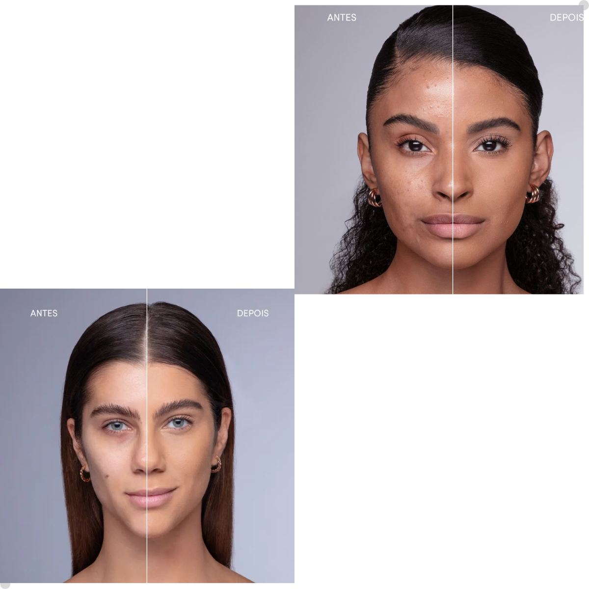 BASE LÍQUIDA GLAM SKIN PERFECTION 30ML - ESCOLHA A COR