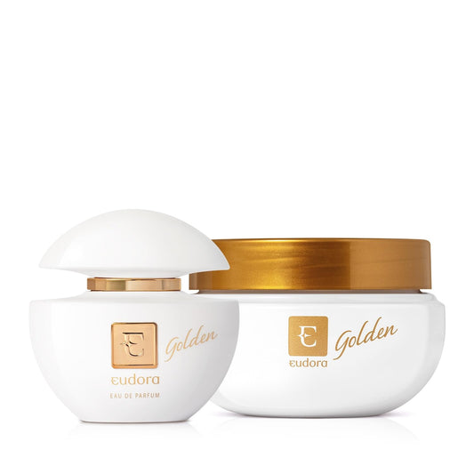 KIT EUDORA GOLDEN: EAU DE PARFUM 75ML + CREME ACETINATO 250G