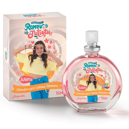 DESODORANTE COLONIA FEMININA JEQUITI A INFANCIA DE ROMEU E JULIETA, 25 ML.