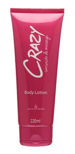 BODY LOTION CRAZY SENSAÇÃO MORANGO - 220 ML