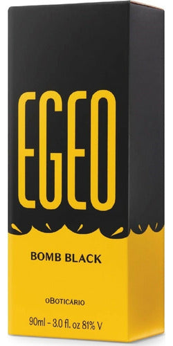 BOTICÁRIO EGEO BOMB BLACK DESODORANTE COLÔNIA 90ML