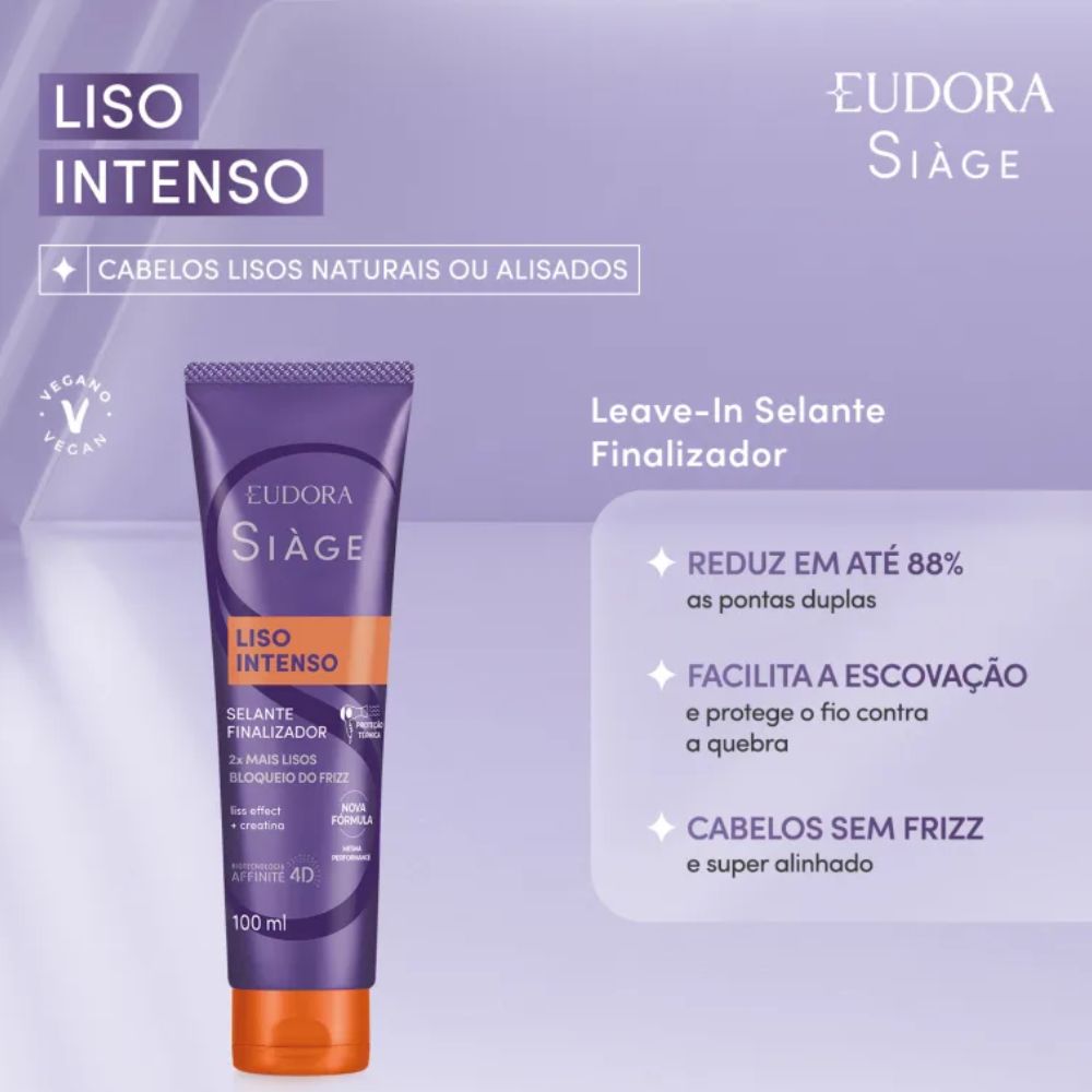 LEAVE-IN CAPILAR SELANTE FINALIZADOR SIÀGE LISO INTENSO 100ML