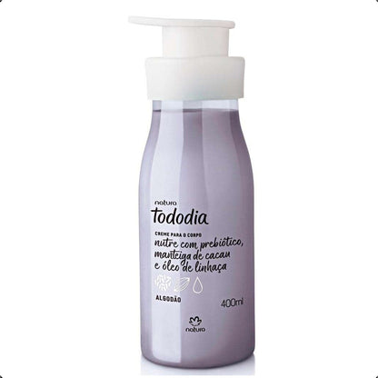 Presente Natura Tododia Algodão Creme + Body Splash + Sacola