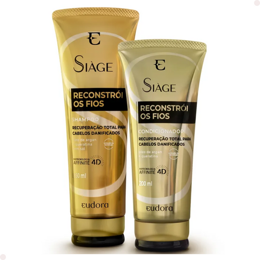 KIT SIÀGE RECONSTRÓI OS FIOS SHAMPOO + CONDICIONADOR