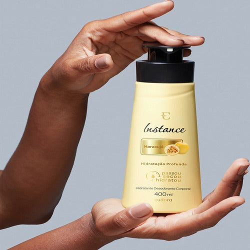 Creme Hidratante Desodorante Corporal Instance Maracujá 400ml
